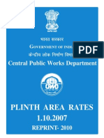 Plinth Area Rates - 2010