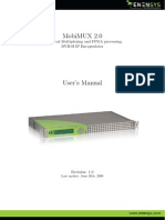 DVB-H IPE Encapsulator Mobimux 2.0 Manual