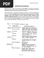 Geology of the Birimian Supergroup in Ghana | PDF | Granite ...
