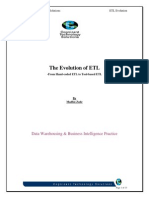 Evolution of ETL