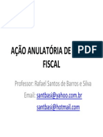 Processo Tributario - Acao Anulatoria de Debito Fiscal - AGU - PFN