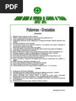 SIPAT Palavras Cruzadas 2013