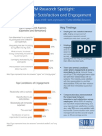 Employee Job Satisfaction Engagement Flyer