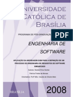 Aplicação Da Abordagem Gqm Para a Definição de Um Processo de Engenharia de Requisitos de Software Embarcado