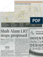 Shah Alam Proposed LRT