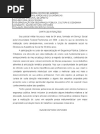 Modelo Carta de Intenção