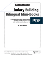 Vocabulary Building Bilingual Mini Books