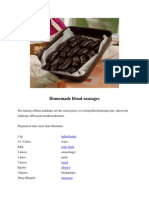 Homemade Blood Sausages - The Fourth Estonian Recipe