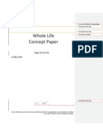 Whole Life Concept Paper
