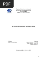 El Perfil Del Docente (Monografia) UNESR
