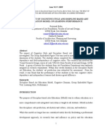 Rozimah Bidin - Zalina Samadi. 2009 .The Impact of Cognitive Style and Discipline Based Art Education Model On Learning Performance - Icerp.-Libre