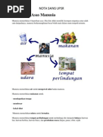 Nota Tahun 3 Sains Kssr