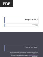 Projeto UERJ Aula 3