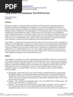 Using JMeter To Performance Test Web Services