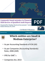 Accounting Standard - Commonly Observed Mistakes in Financial Statements - Feb 2005