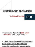 Gastric Outlet Obstruction