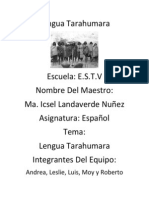 Lengua Tarahumara