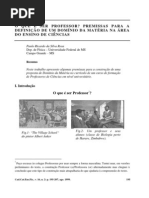 O que é ser professor?