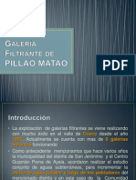Galería Filtrante de PILLAO MATAO