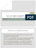 Vcat or Court