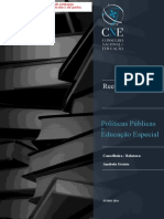 Cne Junho 2014 Recomendação Políticas Públicas de Educação Especial