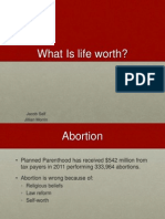 What Is Life Worth