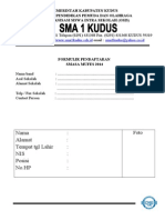 Formulir Pendaftaran SMASA MUFES 2014
