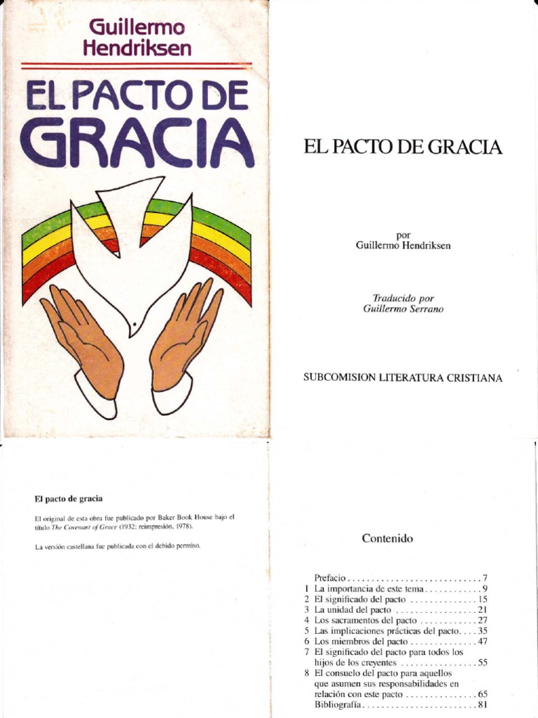 El Pacto de Gracia X Guillermo Hendriksen | PDF | Bautismo | Gracia divina