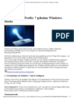 Die Tricks Der Profis - 7 Geheime Windows-Hacks - Unter Der Haube - Windows - PC-WELT PDF
