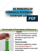 5.6 The Principle of Hydraulic System in Everyday Life