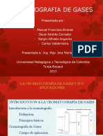 Cromatografia Gases EXPOSICION