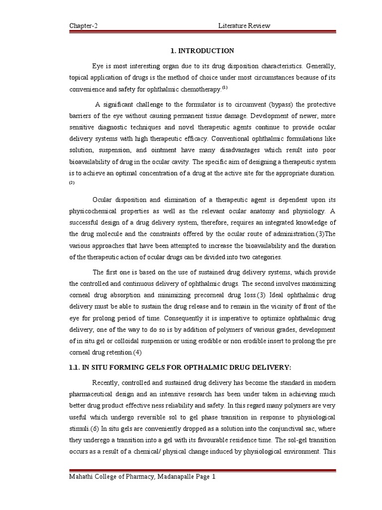 Latest research on retina image