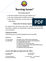 Burning Issues