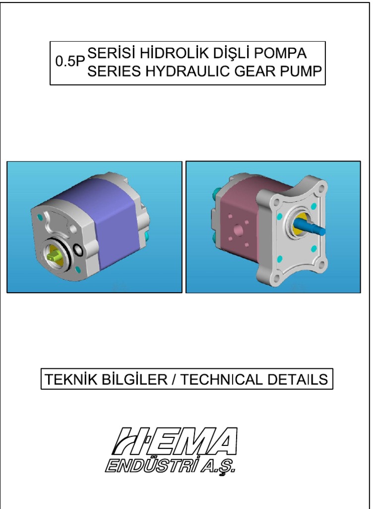 HEMA 05P Gear Pump Catalogue PDF