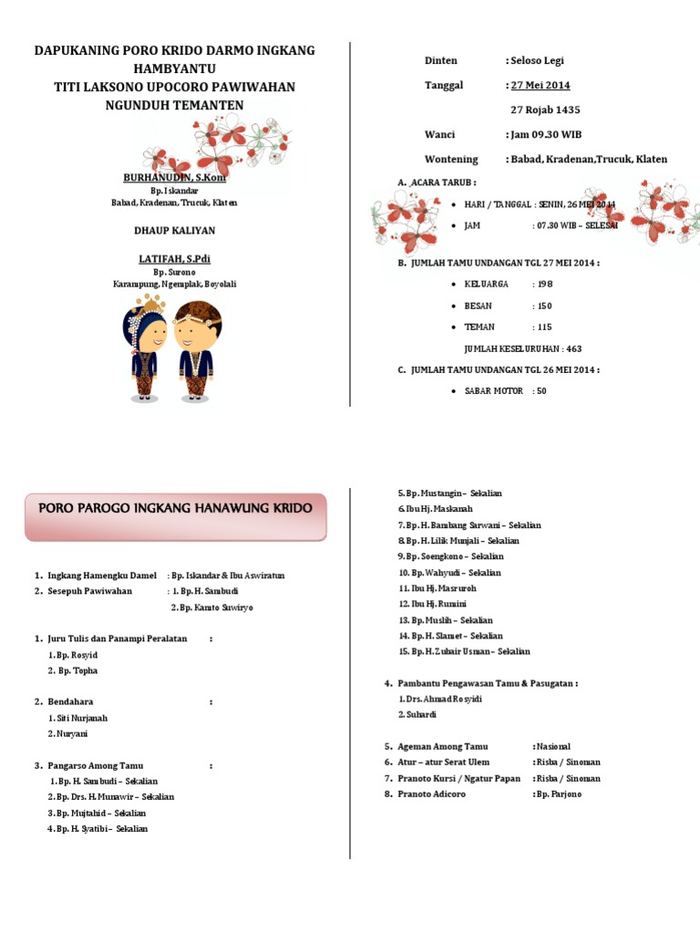 Dapukaning Poro Krido Darmo Ingkang Hambyantu