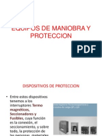 Tema #9 Equipos de Maniobra y Proteccion