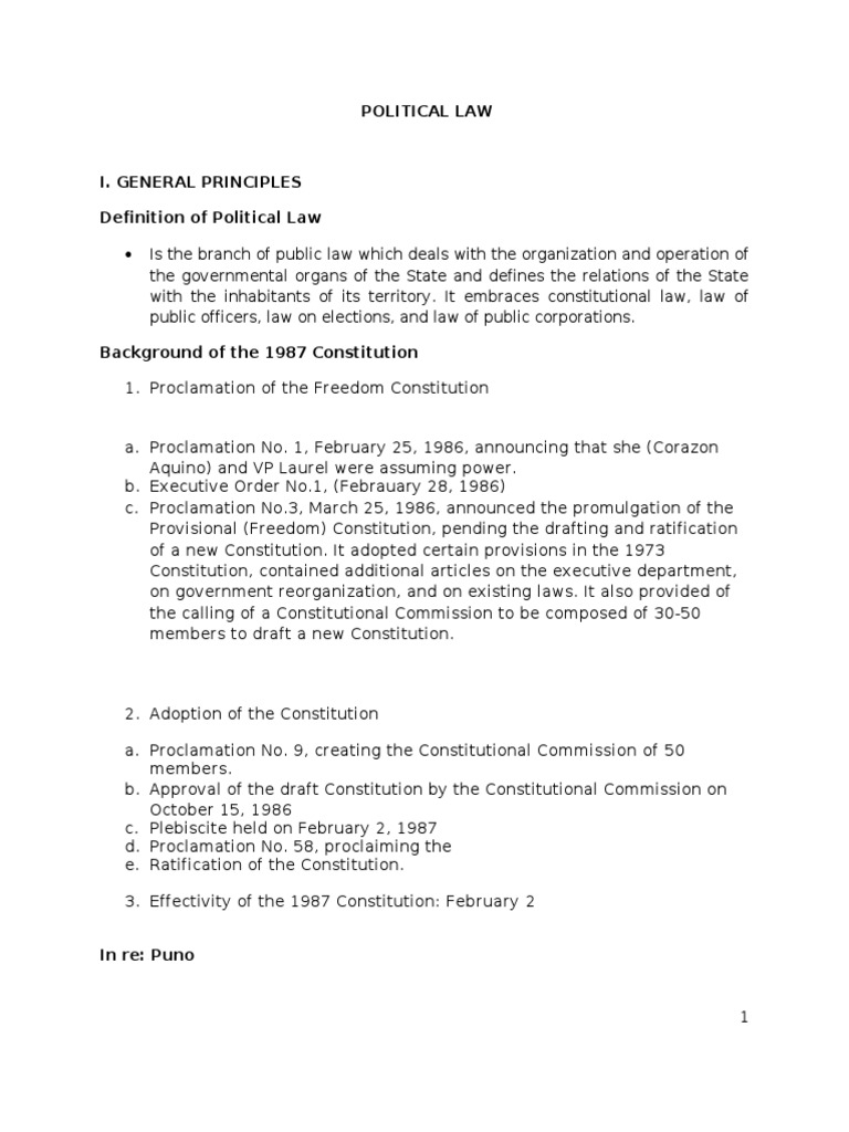 Political Law Reviewer | PDF | Naturalization | Constitution