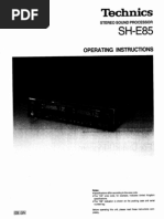 Download Technics SH E85 by Paul Kupas SN230377056 doc pdf