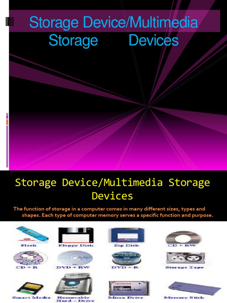 storage devices and multimedia devices Dvd Blu Ray