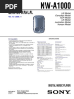 Sony NW-A1000 Service Manual v1.0 2005