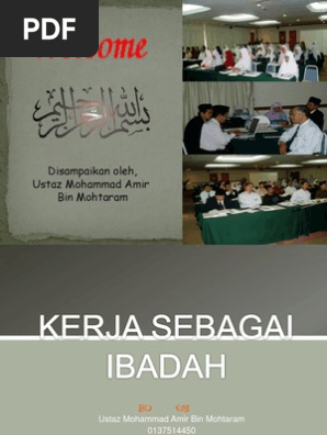 Kerja Sebagai Ibadah Pdf