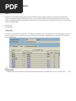 Indexing in SAP Tables