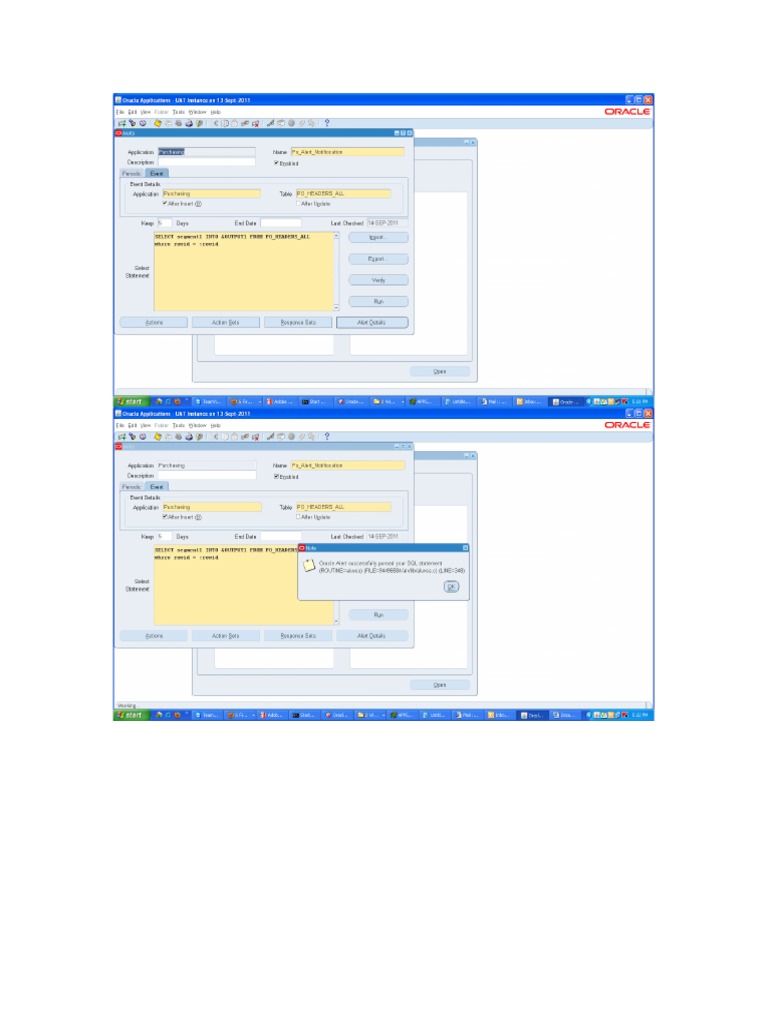 Alert Setup | PDF