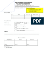 1a. Form Pendaftaran Seleksi Judul LA 13-14