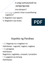 Aspekto NG Pandiwa