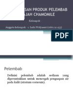 Pengemasan Produk Pelembab Chamomile