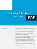 Rethinking Education