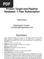 Protein Target and Pipeline Database