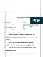 Sample Motion For Leave To Amend Answer in California