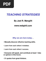 Teaching Strategies